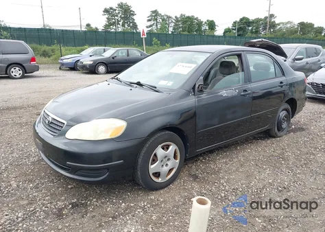 2005 Toyota Corolla Le z USA, uszkodzony, nr VIN 2T1BR30E95C388712